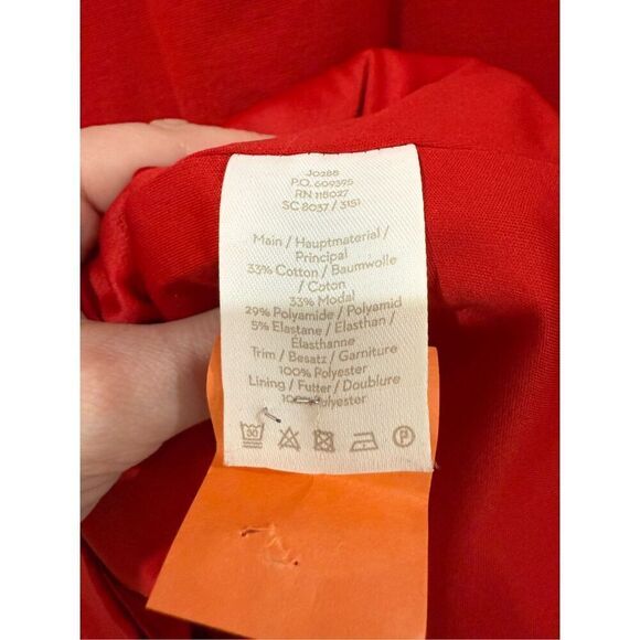 Boden red shift dress with bow sz 10 - Picture 4 of 8